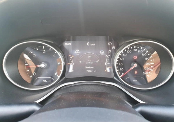 Jeep Compass cena 109900 przebieg: 76827, rok produkcji 2019 z Warszawa małe 352